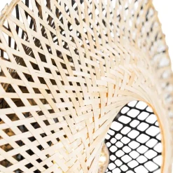 QAZQA Schlafzimmerlampen|Küchenlampen*Orientalische Wandleuchte Rattan 35 cm mit Stecker - Rina