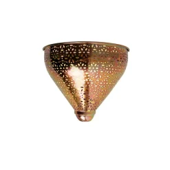 QAZQA Wandleuchten|Wohnzimmerlampen*Orientalische Wandleuchte Kupfer mit Muster - Muraf