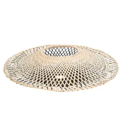 QAZQA Pendelleuchten|Wohnzimmerlampen*Orientalischer Lampenschirm Rattan 50 cm - Rina