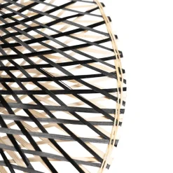 QAZQA Pendelleuchten|Wohnzimmerlampen*Orientalischer Lampenschirm Rattan 50 cm - Rina