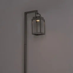 QAZQA Gartenbeleuchtung|Led-Außenleuchten*Outdoor Spike Spot dunkelgrau inkl. LED wiederaufladbar - Yara