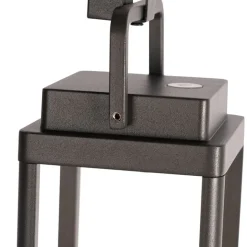 QAZQA Gartenbeleuchtung|Led-Außenleuchten*Outdoor Spike Spot dunkelgrau inkl. LED wiederaufladbar - Yara