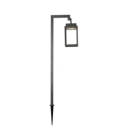 QAZQA Gartenbeleuchtung|Led-Außenleuchten*Outdoor Spike Spot dunkelgrau inkl. LED wiederaufladbar - Yara