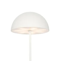 QAZQA Gartenbeleuchtung|Led-Außenleuchten*Outdoor Stehleuchte Pilz weiß wiederaufladbar 3-stufig dimmbar - Keira