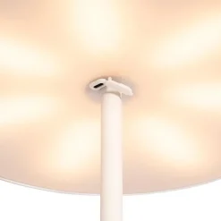 QAZQA Gartenbeleuchtung|Led-Außenleuchten*Outdoor Stehleuchte Pilz weiß wiederaufladbar 3-stufig dimmbar - Keira