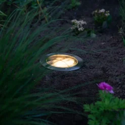 QAZQA Gartenbeleuchtung|Bodenstrahler Außen*Outdoor-Bodenstrahler Stahl AR111 einstellbar IP65 - Delux Honey