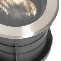 QAZQA Gartenbeleuchtung|Bodenstrahler Außen*Outdoor-Bodenstrahler Stahl AR111 einstellbar IP65 - Delux Honey