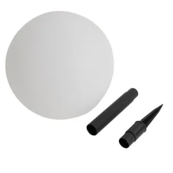 QAZQA Gartenbeleuchtung|Led-Außenleuchten*Outdoor-Leuchte weiß 30 cm inkl. LED IP44 Solar RGBW - Ludger