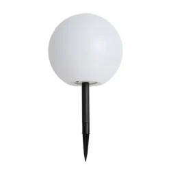 QAZQA Gartenbeleuchtung|Led-Außenleuchten*Outdoor-Leuchte weiß 30 cm inkl. LED IP44 Solar RGBW - Ludger