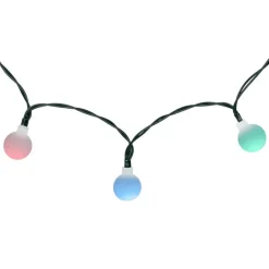 QAZQA Gartenbeleuchtung|Led-Außenleuchten*Outdoor-Lichterkette 7m inkl. LED 50-Licht RGBW Solar - Festival