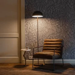 QAZQA Gartenbeleuchtung|Led-Außenleuchten*Outdoor-Stehleuchte Pilz Dunkelbronze Wiederaufladbar - Keira