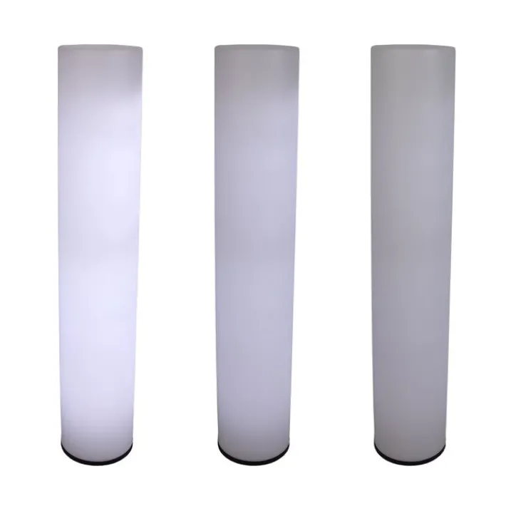 Newgarden Gartenbeleuchtung|Led-Außenleuchten*Outdoor-Stehleuchte weiß inkl. LED IP65 Wiederaufladbar RGBW - Fity