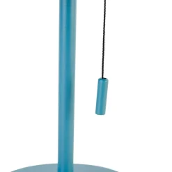 QAZQA Gartenbeleuchtung|Led-Außenleuchten*Outdoor-Tischleuchte blau inkl. LED 3-stufig dimmbar wiederaufladbar und Solar - Ferre