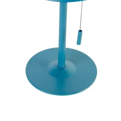 QAZQA Gartenbeleuchtung|Led-Außenleuchten*Outdoor-Tischleuchte blau inkl. LED 3-stufig dimmbar wiederaufladbar und Solar - Ferre