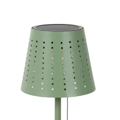 QAZQA Gartenbeleuchtung|Led-Außenleuchten*Outdoor-Tischleuchte grün inkl. LED 3-stufig dimmbar wiederaufladbar und Solar - Ferre
