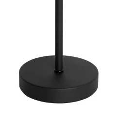 QAZQA Gartenbeleuchtung|Led-Außenleuchten*Outdoor-Tischleuchte Pilz schwarz wiederaufladbar 3-stufig dimmbar - Keira