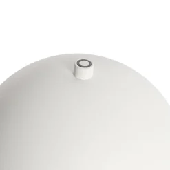 QAZQA Gartenbeleuchtung|Led-Außenleuchten*Outdoor-Tischleuchte Pilz Weiß Wiederaufladbar 3-stufig Dimmbar - Keira