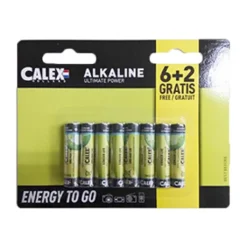 Calex Zubehör*8-Pack AAA-Batterien - Penlite Alkaline