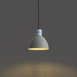 QAZQA Pendelleuchten|Wohnzimmerlampen*Pendelleuchte im Landhausstil grau - Dory