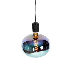 QAZQA Deckenstrahler|Aufbaustrahler*Pendelleuchte mit Schienenaufhängung schwarz inkl. LED G220 - Cavalux