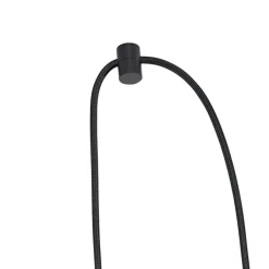 QAZQA Deckenstrahler|Aufbaustrahler*Pendelleuchte mit Schienenaufhängung schwarz inkl. LED G220 - Cavalux