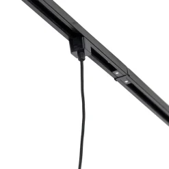 QAZQA Deckenstrahler|Aufbaustrahler*Pendelleuchte mit Schienenaufhängung schwarz inkl. LED G220 - Cavalux
