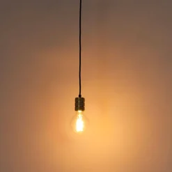 QAZQA Schlafzimmerlampen|Küchenlampen*Pendelleuchte mit Schienenaufhängung Gold - Iconic Cavalux