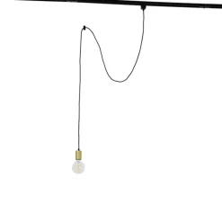 QAZQA Schlafzimmerlampen|Küchenlampen*Pendelleuchte mit Schienenaufhängung Gold - Iconic Cavalux