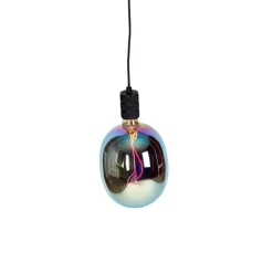 QAZQA Deckenstrahler|Aufbaustrahler*Pendelleuchte mit Schienenaufhängung schwarz inkl. LED G170 - Cavalux