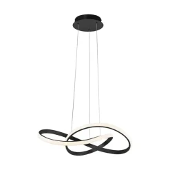 Paul Neuhaus Led-Pendelleuchten|Pendelleuchten*Pendelleuchte Schwarz 57 cm 3-Stufen-Dimmbar inkl. LED - Viola Due
