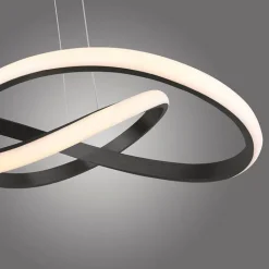 Paul Neuhaus Led-Pendelleuchten|Pendelleuchten*Pendelleuchte Schwarz 57 cm 3-Stufen-Dimmbar inkl. LED - Viola Due