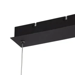 QAZQA Professional Led-Pendelleuchten|Pendelleuchten*Pendelleuchte schwarz inkl. LED 3-Stufen-Dimmbar 2700-4000K mit Dip-Schalter - Keane