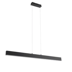 QAZQA Professional Led-Pendelleuchten|Pendelleuchten*Pendelleuchte schwarz inkl. LED 3-Stufen-Dimmbar 2700-4000K mit Dip-Schalter - Keane