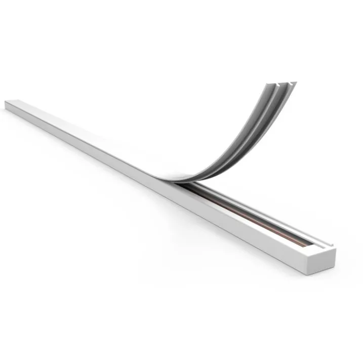 QAZQA Deckenstrahler|Aufbaustrahler*1-Phasen Schienenabdeckung weiß 87 cm - Iconic