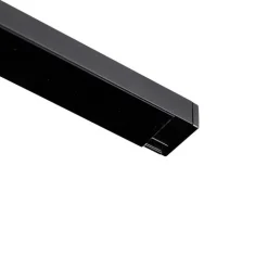 QAZQA Deckenstrahler|Aufbaustrahler*1-Phasen-Schienensystem dunkelbronze mit 4 Strahlern und I-Netzteil quadratisch - Jeana