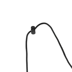 QAZQA Deckenstrahler|Aufbaustrahler*1-Phasen-Schienensystem mit 3 Strahlern und Hängelampen dunkelbronze - Cavalux Jeana