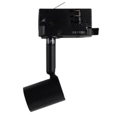 QAZQA Deckenstrahler|Aufbaustrahler*3-Phasiger Schienenstrahler schwarz GU10 50mm - 3-Phasig Jeany