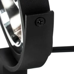 QAZQA Deckenstrahler|Aufbaustrahler*1-phasiger Schienenstrahler schwarz - Iconic Go