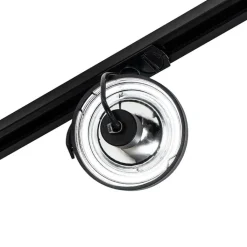 QAZQA Deckenstrahler|Aufbaustrahler*1-phasiger Schienenstrahler schwarz - Iconic Go