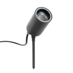 QAZQA Gartenbeleuchtung|Außenstrahler*Punktlicht anthrazit einstellbar IP44 - Solo