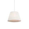 QAZQA Pendelleuchten|Wohnzimmerlampen*Retro Hängelampe Creme 45 cm - Plissee