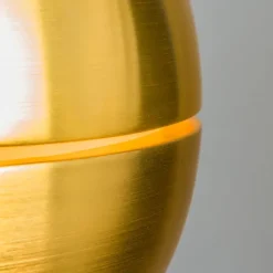 QAZQA Pendelleuchten|Wohnzimmerlampen*Retro Hängelampe Gold 40 cm - Slice