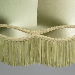 QAZQA Pendelleuchten|Wohnzimmerlampen*Retro Hängelampe grün 45 cm - Granny