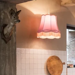 QAZQA Pendelleuchten|Wohnzimmerlampen*Retro Hängelampe pink 45 cm - Granny