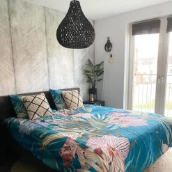 Kinder QAZQA Kinderzimmerlampen|Pendelleuchten*Retro Hängelampe schwarz 45 cm - Lina Drop