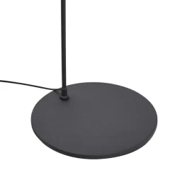 QAZQA Stehlampen|Wohnzimmerlampen*Retro Stehlampe Schwarz mit weißer Innenseite - Triangolo