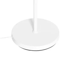 QAZQA Stehlampen|Wohnzimmerlampen*Retro Stehlampe weiß mit Rattan 40 cm - Akira