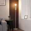 QAZQA Stehlampen|Wohnzimmerlampen*Retro Stehleuchte Beige mit mattiertem Glas - Fedde