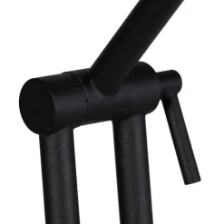 QAZQA Schlafzimmerlampen|Esszimmerlampen*Retro Stehleuchte schwarz verstellbar - Chappie