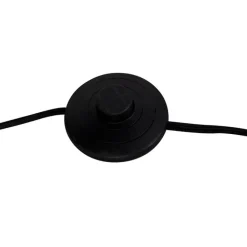 QAZQA Schlafzimmerlampen|Esszimmerlampen*Retro Stehleuchte schwarz verstellbar - Chappie